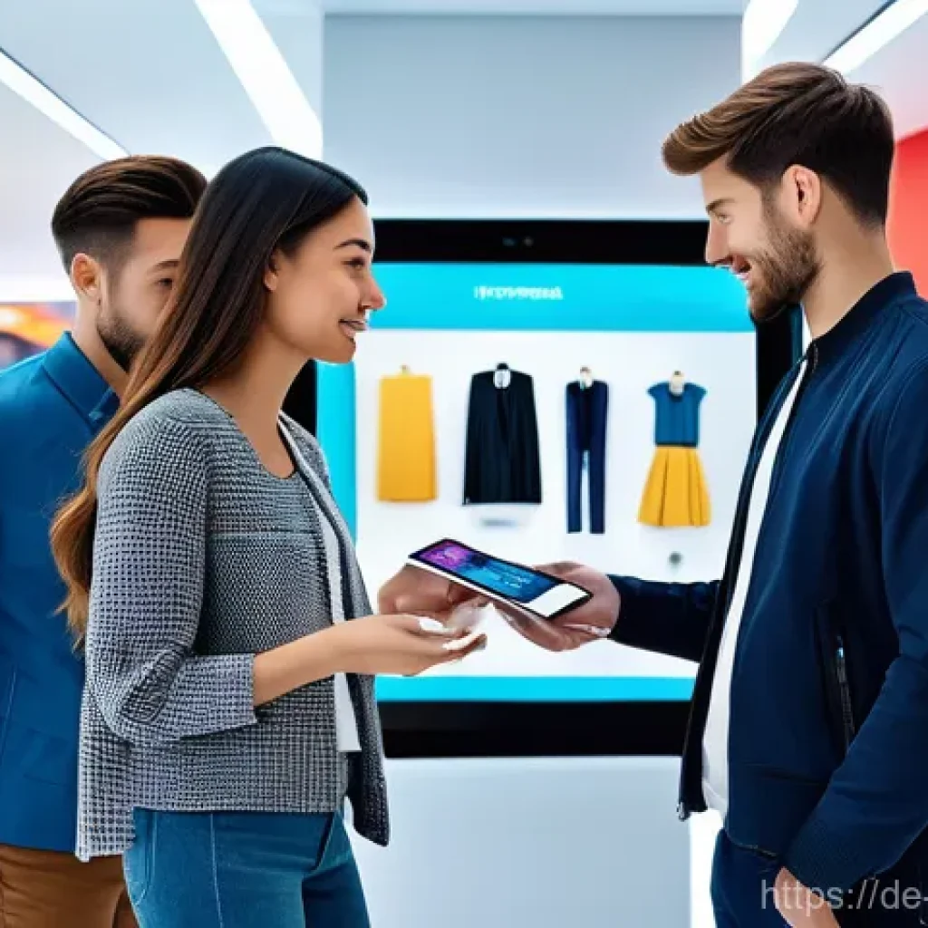 전자상거래 실기 시험에서 반드시 알아야 할 이론 - **Prompt:** A young, diverse group of people, all dressed in stylish, modern casual attire, are gath...